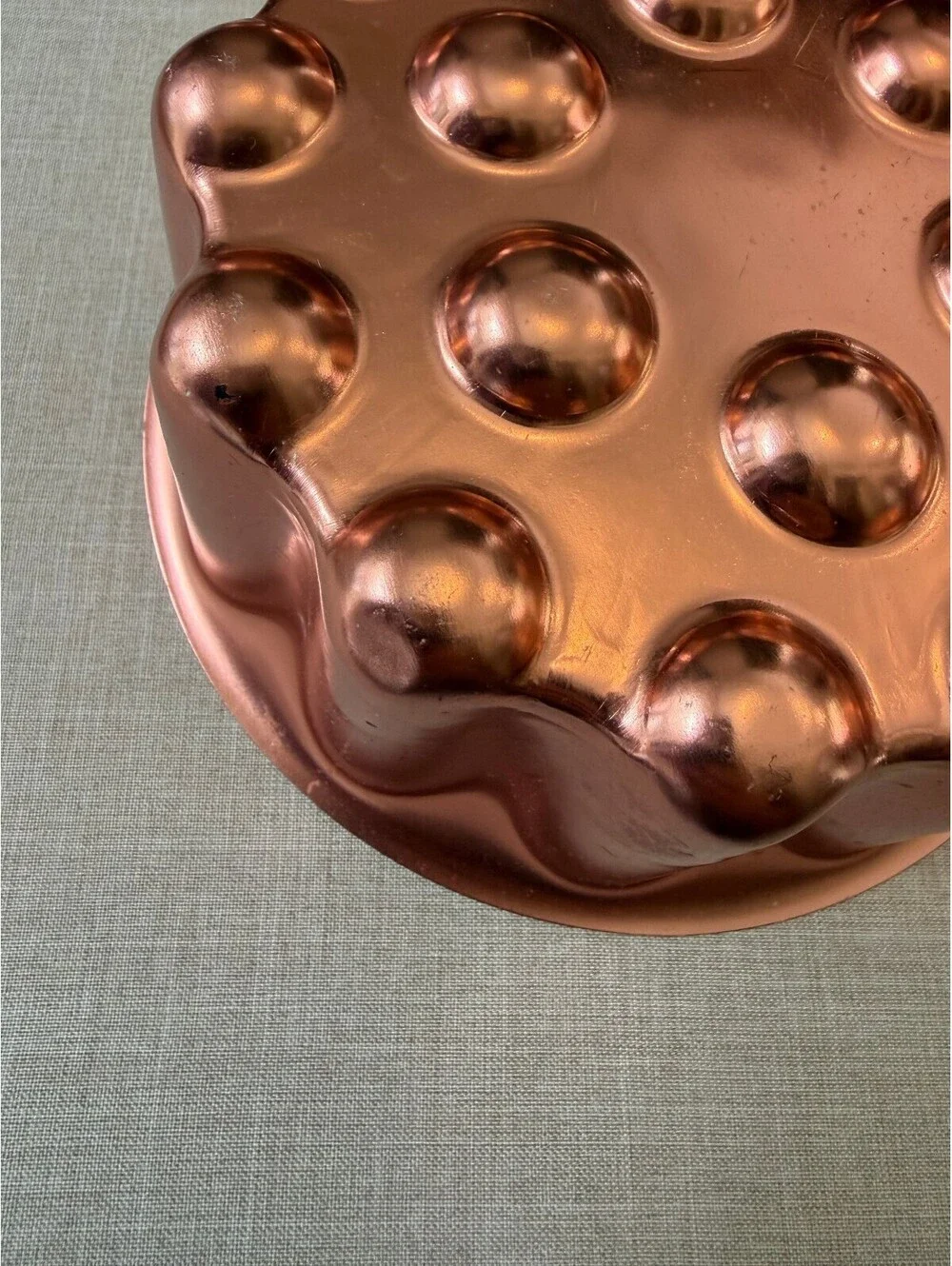 Vintage Copper Mold Round Bubble Design Wall Hanging Decor